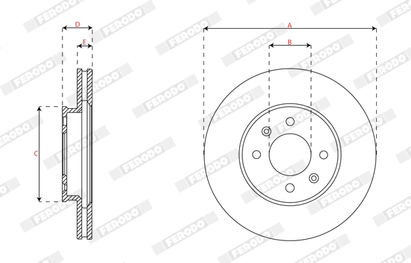 Brake Disc PREMIER DDF2982C