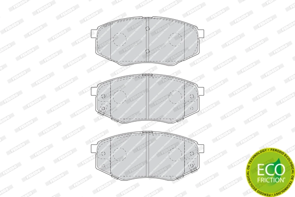 Brake Pad Set, disc brake PREMIER ECO FRICTION FDB4447