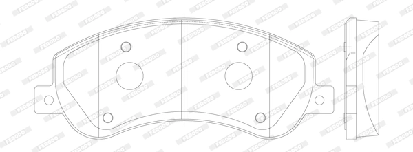 Brake Pad Set, disc brake PREMIER ECO FRICTION FVR1928