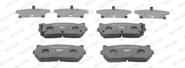 Brake Pad Set, disc brake PREMIER ECO FRICTION FDB1569