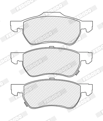 FERODO FDB4900 Brake Pad Set, disc brake