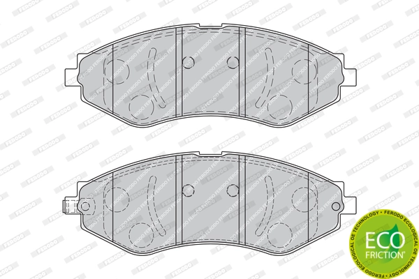 Brake Pad Set, disc brake PREMIER ECO FRICTION FDB1905