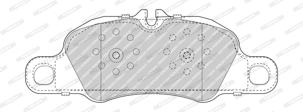 Brake Pad Set, disc brake PREMIER ECO FRICTION FDB5018