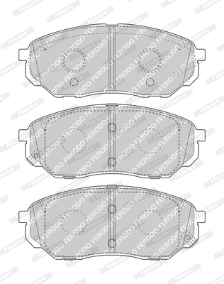 Set bantalan rem, rem cakram PREMIER FDB4983