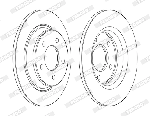 Brake Disc PREMIER Coat+ disc DDF1546C