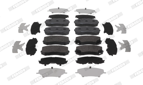 Brake Pad Set, disc brake PREMIER ECO FRICTION FVR4314