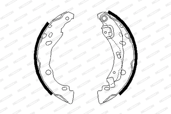 Brake Shoe Set PREMIER FSB642