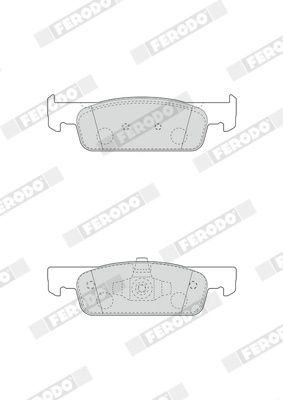 Brake Pad Set, disc brake PREMIER ECO FRICTION FDB4615
