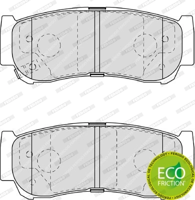 مجموعة بطانة الفرامل، فرامل قرصية PREMIER ECO FRICTION FDB1910