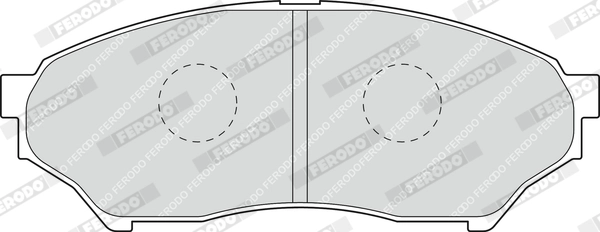 Brake Pad Set, disc brake PREMIER ECO FRICTION FDB1596