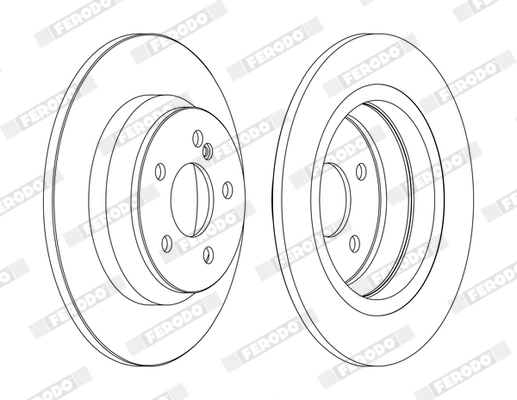 Brake Disc PREMIER DDF1675C