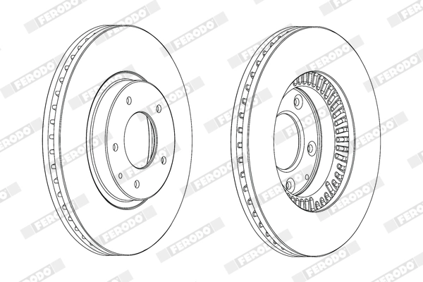 FERODO DDF2262C Brake Disc