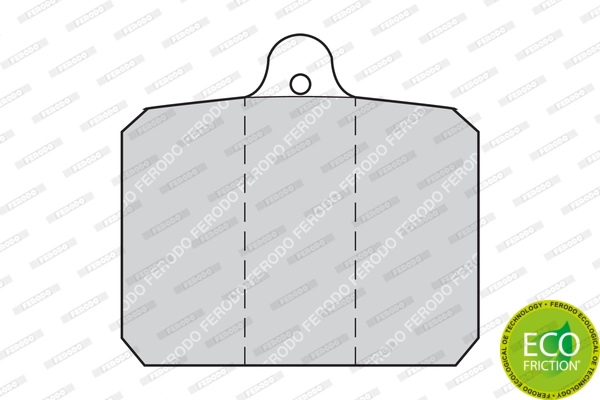 Brake Pad Set, disc brake PREMIER ECO FRICTION FDB55