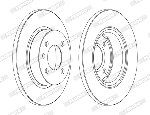 Brake Disc PREMIER DDF1283C