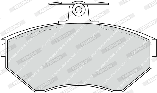 Brake Pad Set, disc brake PREMIER ECO FRICTION FDB1289