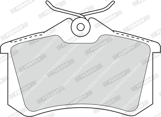 Brake Pad Set, disc brake PREMIER ECO FRICTION FDB1083