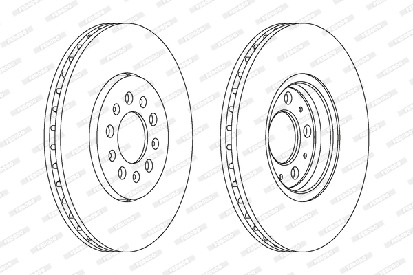 Brake Disc PREMIER Coat+ disc DDF1221C