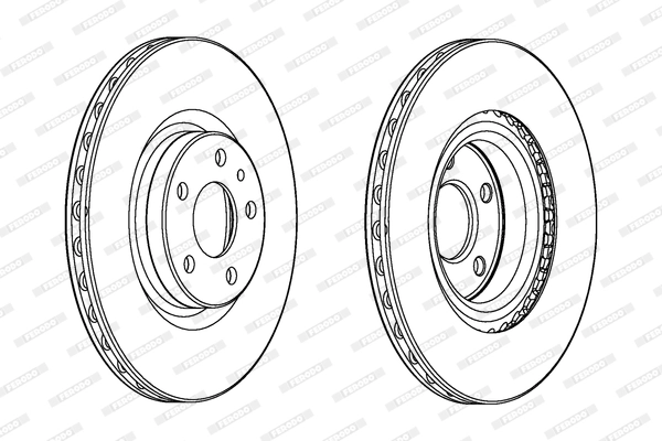 Brake Disc PREMIER DDF2329C
