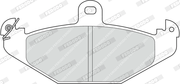 Brake Pad Set, disc brake PREMIER ECO FRICTION FDB878