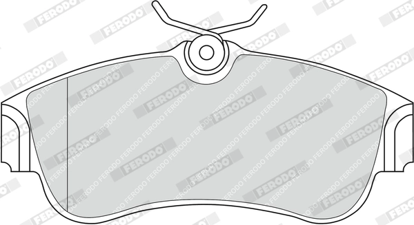 Brake Pad Set, disc brake PREMIER ECO FRICTION FDB604