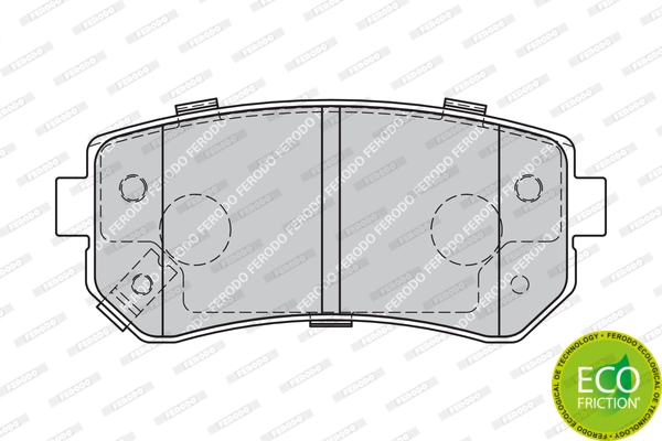 Brake Pad Set, disc brake PREMIER ECO FRICTION FDB1956