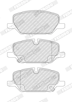 Brake Pad Set, disc brake PREMIER ECO FRICTION FDB5331
