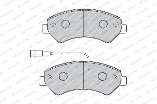 Brake Pad Set, disc brake PREMIER ECO FRICTION FVR1925