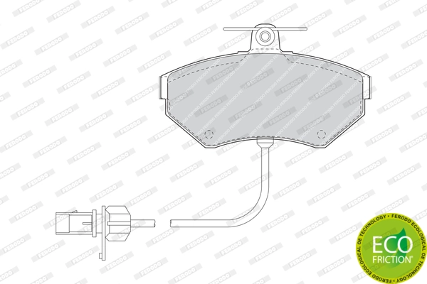 Brake Pad Set, disc brake PREMIER ECO FRICTION FDB1451