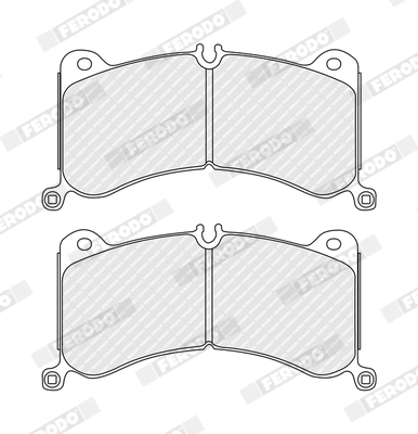 Brake Pad Set, disc brake PREMIER ECO FRICTION FDB5495