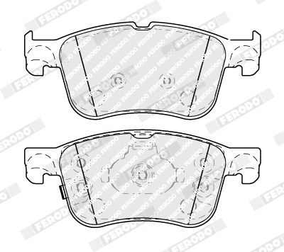 Brake Pad Set, disc brake PREMIER ECO FRICTION FDB4849