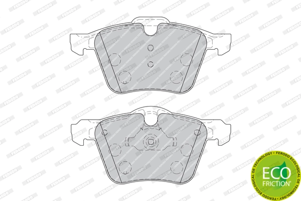 Brake Pad Set, disc brake PREMIER ECO FRICTION FDB1898