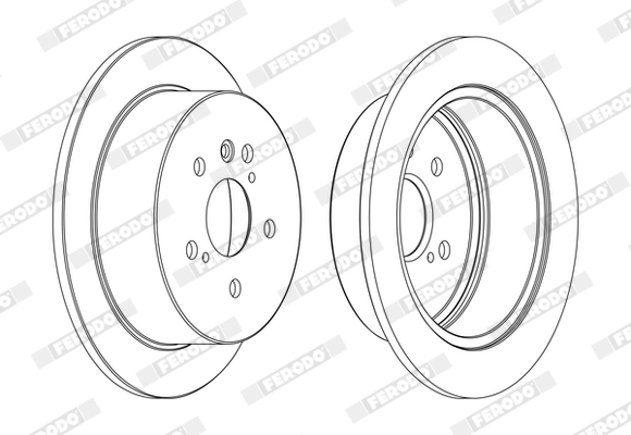 Brake Disc PREMIER DDF1545C