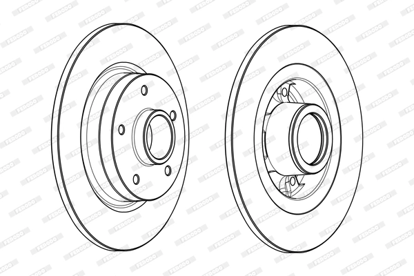 Brake Disc PREMIER DDF1731-1