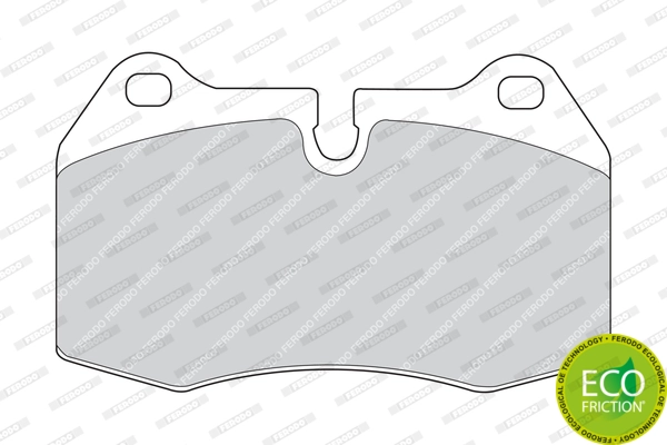 Brake Pad Set, disc brake PREMIER ECO FRICTION FDB998
