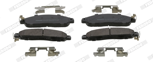Brake Pad Set, disc brake PREMIER ECO FRICTION FVR5284