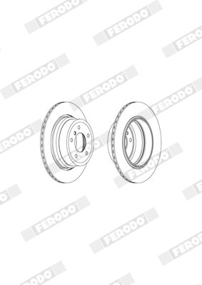 Brake Disc PREMIER Coat+ disc DDF1868C-1