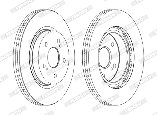 Brake Disc PREMIER DDF1635C