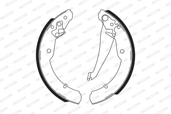 Brake Shoe Set PREMIER FSB549