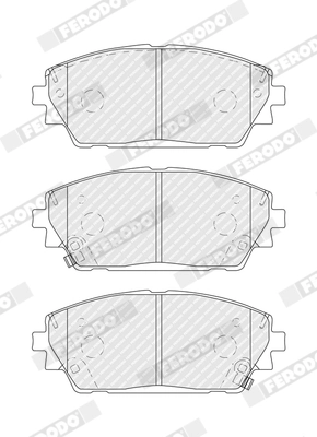Brake Pad Set, disc brake PREMIER ECO FRICTION FDB5346