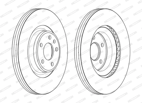 Brake Disc PREMIER DDF2597C-1