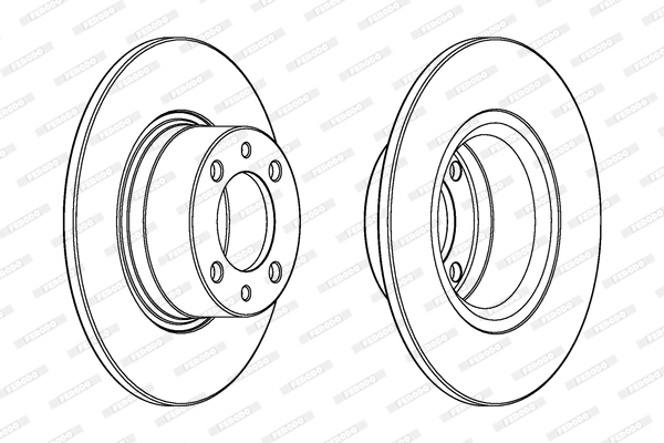 Brake Disc PREMIER Coat+ disc DDF1035C