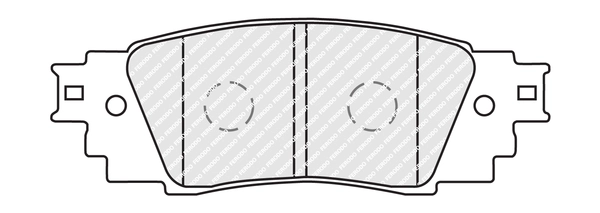 Brake Pad Set, disc brake PREMIER ECO FRICTION FDB5122