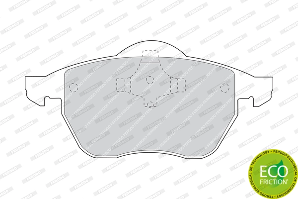 Brake Pad Set, disc brake PREMIER ECO FRICTION FDB969