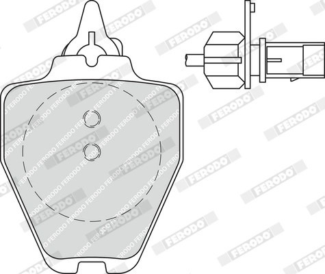 Brake Pad Set, disc brake PREMIER ECO FRICTION FDB1709