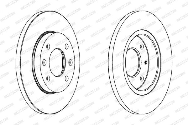 Brake Disc PREMIER Coat+ disc DDF995C