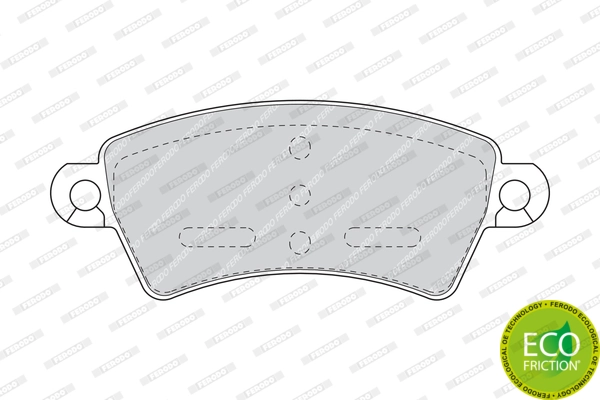 Brake Pad Set, disc brake PREMIER ECO FRICTION FDB1370
