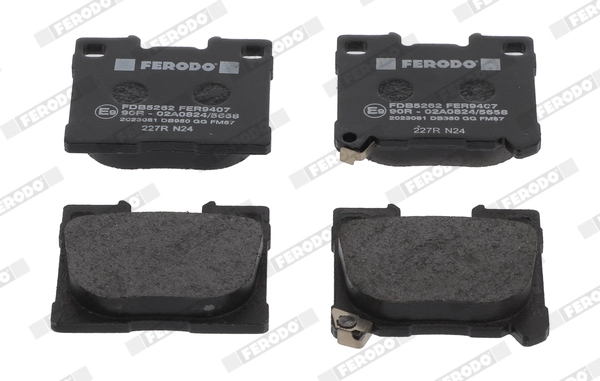 Brake Pad Set, disc brake PREMIER ECO FRICTION FDB5262