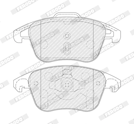 Brake Pad Set, disc brake PREMIER ECO FRICTION FDB5448