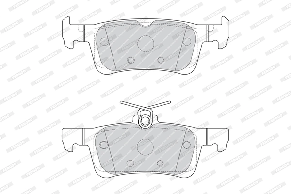 Brake Pad Set, disc brake PREMIER ECO FRICTION FDB4695