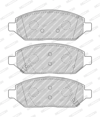 Brake Pad Set, disc brake PREMIER ECO FRICTION FDB5019